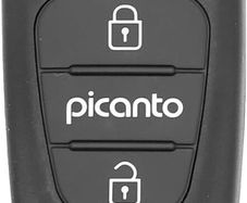3 Buttons Key Fob Cover Case for Kia Picanto - Replacement Key Shell Protector for Kia Picanto Tapare Key