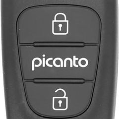 3 Buttons Key Fob Cover Case for Kia Picanto - Replacement Key Shell Protector for Kia Picanto Tapare Key