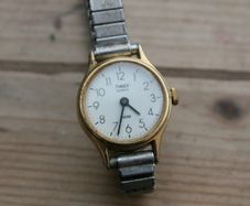 Vintage Timex Watch Women 21mm New Battery