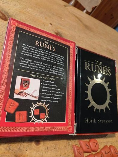 The Runes, The future revealed with this Ancient Norse system of Divination. New never used. Includes Book, Rune Stones and Bag.