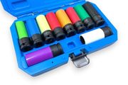 Toolzone 10pc 1/2" Drive Sleeved Wheel Nut Socket Set
