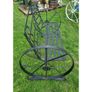 Cart Wheel Bench Black KAS1355 Image 5