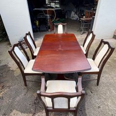 Dining table and chairs