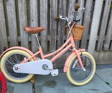 Girls 12-inch bike with basket