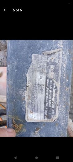 Belle bc350 saw