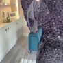 Ladies Yours London Curve Black Sequin Velvet Wrap Maxi Dress Image 8