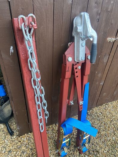 towing a frame 3t dolly trailer recovery new