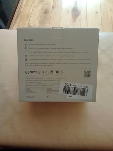 life saver, 2 in 1,new double carbon monoxide & smoke alarms,5 yearbattery