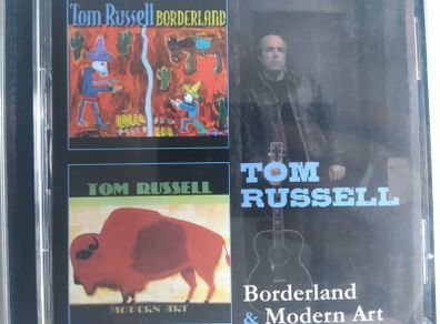 Tom Russell - Borderland & Modern Art CD (2012) Compilation Reissue VG+