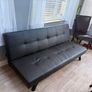 Leather sofa bed Image 2