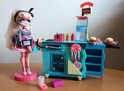 L.O.L. Surprise! O.M.G. Doll with Diner Playset & Accessories