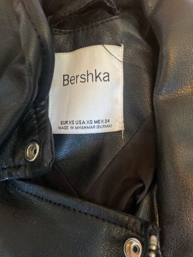 Girls leather look Bershka jacket