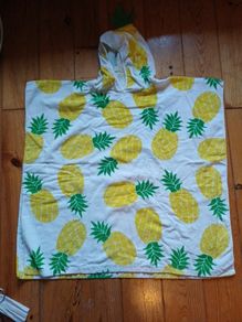 Large Pineapple Hooded Towel / Poncho