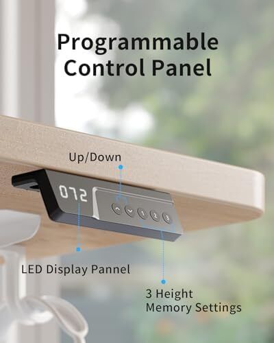 Electric Standing Desk For Gaming 100 x 60 cm Heigh Adjustable Stand up Table