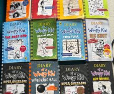 12 Diary of a Wimpy Kid books