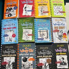 12 Diary of a Wimpy Kid books