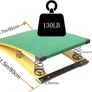Gymnastics Springboard for Kids Vaulting Training Fitness Playing, Portable Curved Spring Board, Hard Wood Practice Equipment, Elastic Board for Home Room Athletics Training Image 2
