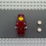 lego city cty1505 Tippy Dorman minifigure- Dark Red Uniform Image 2