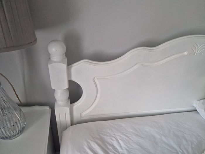 King size bed frame and mattress