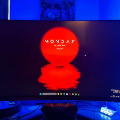 AOC 27" curved gaming monitor with ambilight backlights