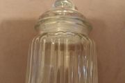 Mini glass storage jar