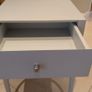 2 x bedside lockers (gray / excellent condition) - free for collection Image 3