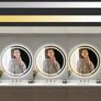 LED Bathroom Mirror 80cm Antifog Defogger Black Frame Image 10