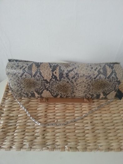 Mock Croc Clutch