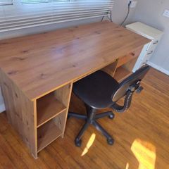 office desk with chair