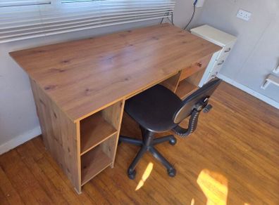 office desk with chair