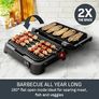 SuperGrill 3in1 XL, Indoor Grill, BBQ, Oven Style, Panini, Adjustable Temperature, XL Surface, Dishwasher Safe, Non Stick Plates, Stainless Steel Image 3