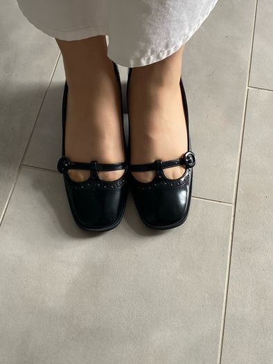 2 inch heel leather upper French brand Jonak