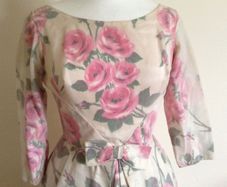 Authentic French Vintage 1960's dress