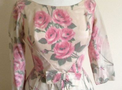 Authentic French Vintage 1960's dress