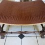 Edwardian William And Mary mahogany Stool. Genuine Antique Edwardian. Excellent condition. Solid & weighty. Image 3