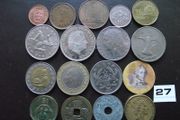 17 Old Coins From Worldwide (1941-2014)