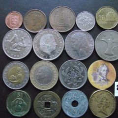 17 Old Coins From Worldwide (1941-2014)