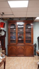 Victorian Mahogany Library Bookcase