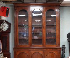 Victorian Mahogany Library Bookcase