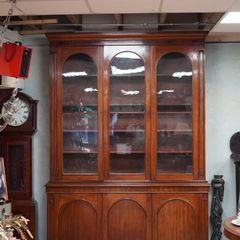 Victorian Mahogany Library Bookcase