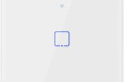 WiFi Touch Wall Light Switch Works with Alexa and Google Home, [Neutral Wire Required] 1 Gang 1 Way, White, APP Remote Control (FREE POSTAGE)