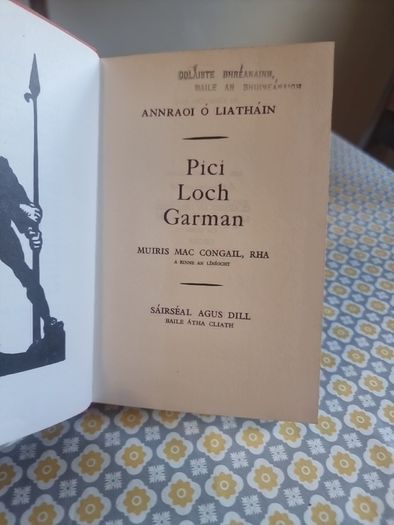 Pici Loch Garmen.Annraoi Oliathain. 1964
