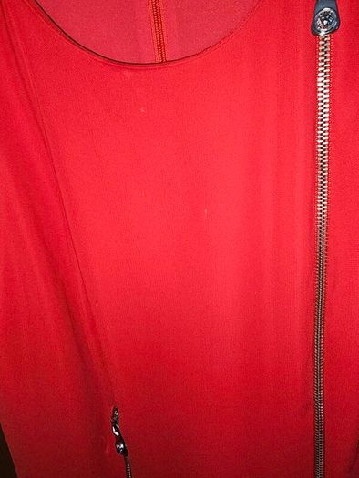 Versus Versace Red Zip Up Dress