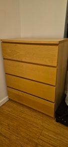 IKEA MALM Chest of 4 Drawers