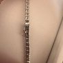 Brand New 925 Sterling Silver Tennis Necklace Image 5