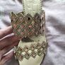 Gorgeous Gold Slip On Sandals Image 4