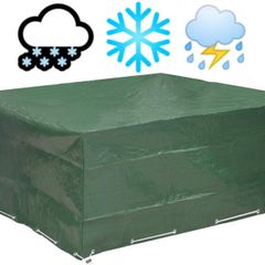 Protective Cover and Tarpaulin for Garden Furniture Cover 250 cm x 210 cm x 90 cm Rectangular Furniture and Garden Table Furniture Set