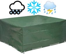 Protective Cover and Tarpaulin for Garden Furniture Cover 250 cm x 210 cm x 90 cm Rectangular Furniture and Garden Table Furniture Set
