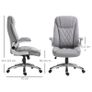 High Back Executive Office Chair, Height Adjustable PU Leather Ergonomic Chair Image 2