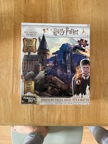 Harry Potter day to night scratch off puzzle